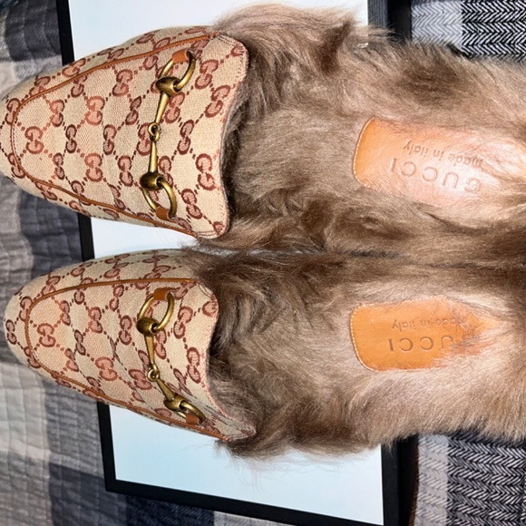 Gucci Princetown GG Canvas Loafers